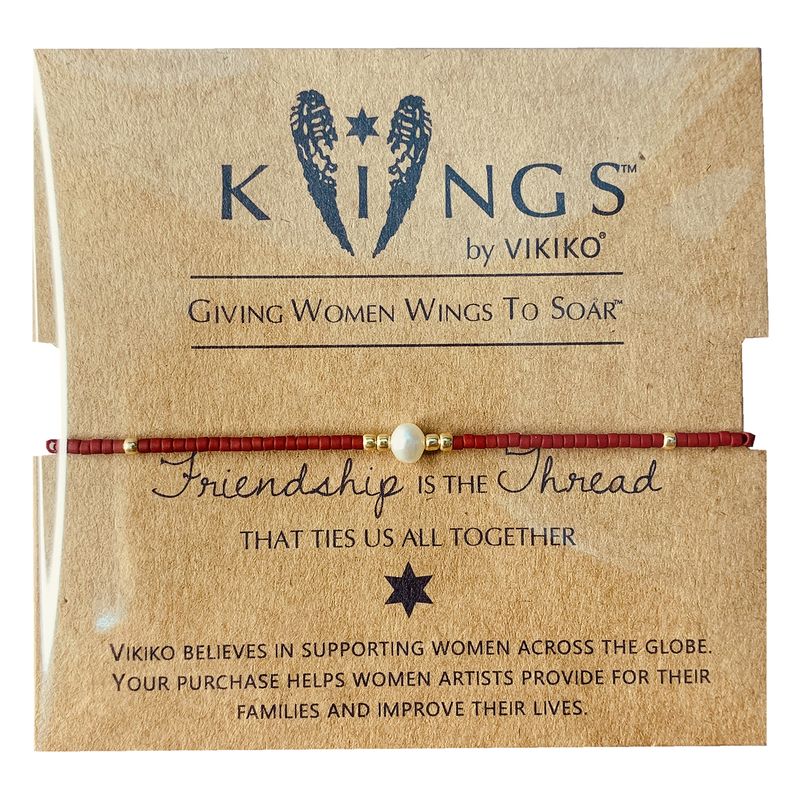 

Vikiko Новая Девушка Дизайн по Интересам Натуральный Жемчуг Red