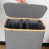 ABWR-Hampers For Laundry Basket With Lid, 160L Laundry Hamper 3 Section Dirty Clothes Hampers For Bedroom, Laundry Room