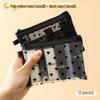 Flocking Love Mesh Portable Cosmetic Bag - High-Value, Simple Design