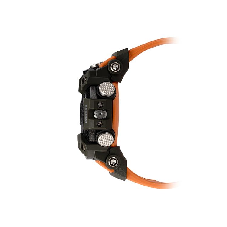 Casio Master Of G-Land Series G-Shock Mudmaster Quad Sensor Carbon Fiber Sports Outdoor Recommended Quartz Movement Men Watches Black GG-B100-1A9PR