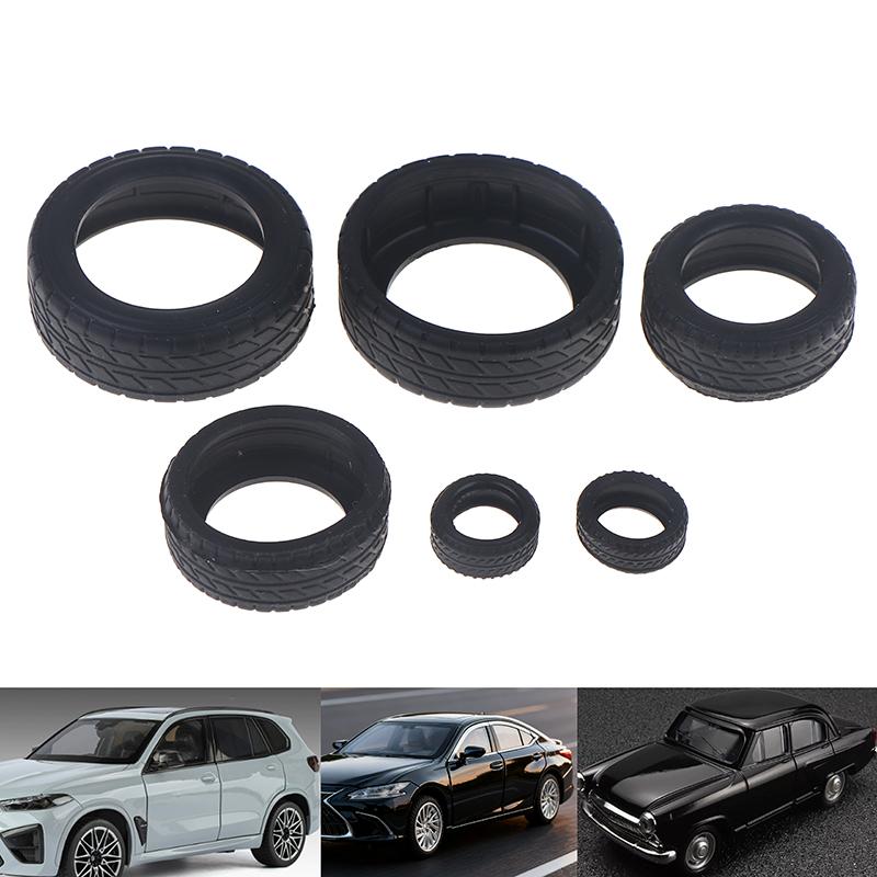 10/20/50Pcs 1/18 1/24 1/43 Tire Skin Car Model Miniature Scene Display Accessories For Model Lovers Collection Gifts