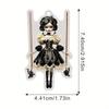 Charming Acrylic Gothic Figure Hanging Ornament For Vintage Halloween Accessories Car
