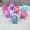1pc Cute Lion Silicone Candle Mold Handmade Soap Aromatherapy Plaster Resin Making Kit DIY.