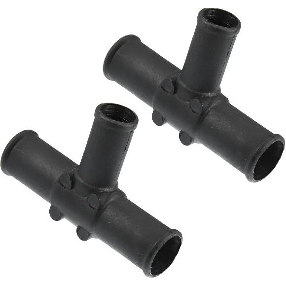 2 Pcs Heater Hose Tee Connector for Toyota Land Cruiser 1992-2007 for Toyota Sequoia 2001-2007 for Toyota Sienna 2004-2007 HVAC Heater Hose Tee