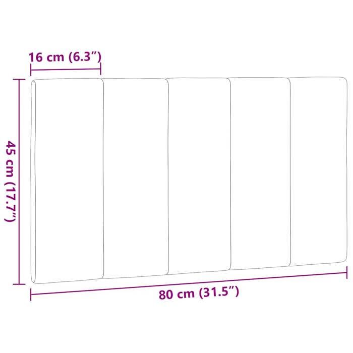 VidaXL Light Grey Headboard Cushion 80 Cm Fabric 4019135