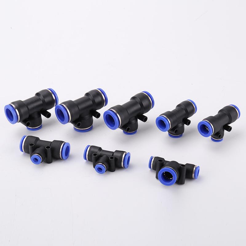 PEG Serie T-Stück Pneumatische Schnellanschlussfittings für Luftschlauch