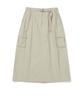 SNOWPEAK APPAREL Cample Women'S Cargo Skirt (S24Fwcsk17) Light Beige