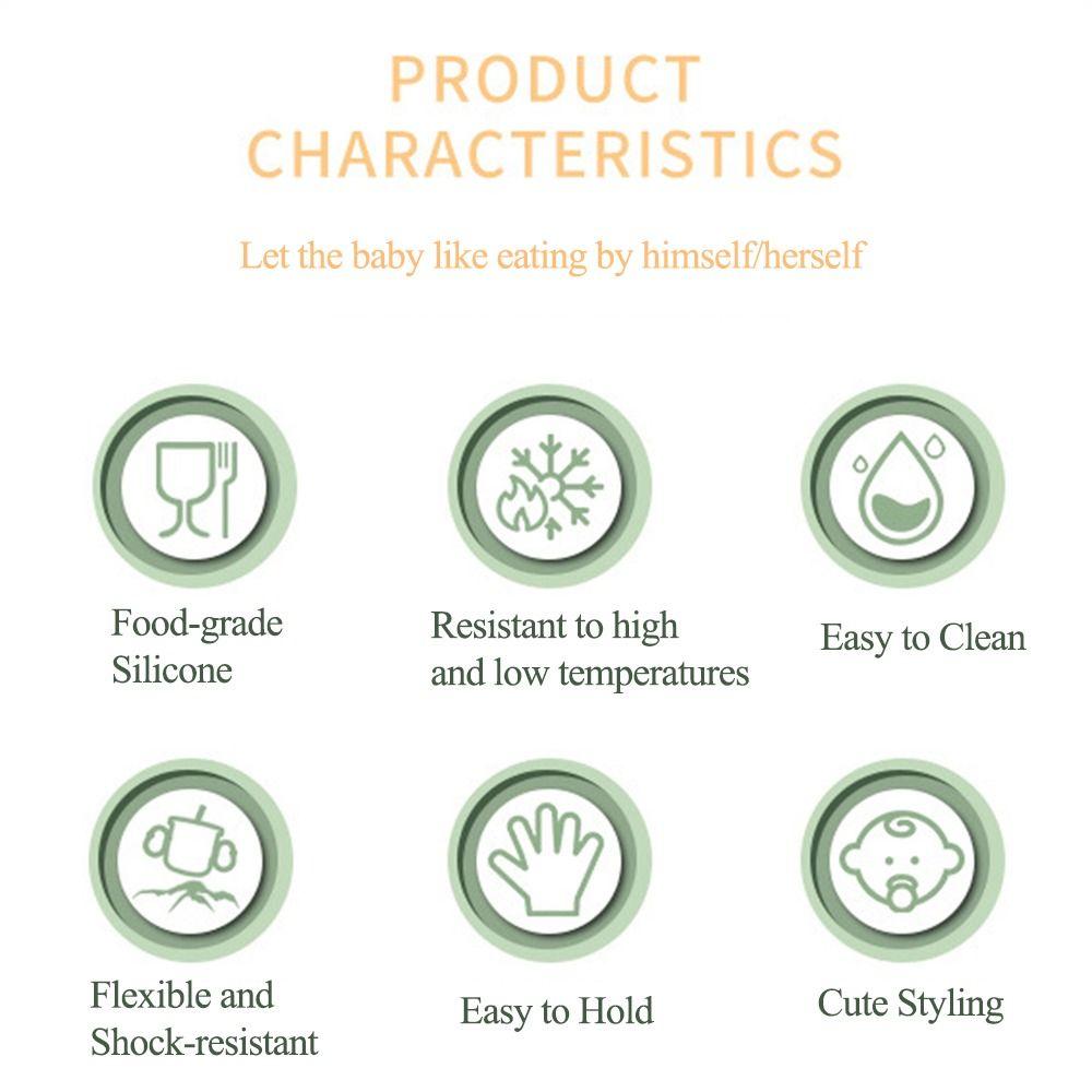 Creative Baby Silicone Feeding Cup Cartoon Shape Drinking Cups with Straws Baby Feeding