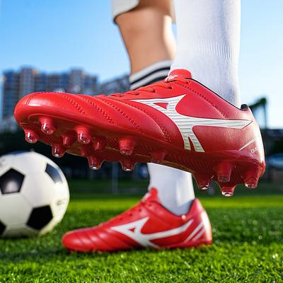 New Football Shoes Men's and Women's Flat Youth Fashion Non-slip Comfortable Grass Training Shoes Sports Shoes