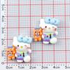 Cartoon Cat DIY Resin Accessories: Tie, Cream Glue, Phone Chain, Pendant, Buckle, Hair Clip, Ornaments.