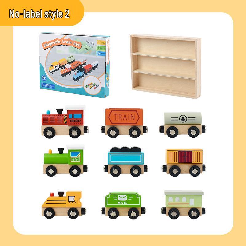 Educational Traffic Sign Train Set for Kids: Kindergarten Learning Toy