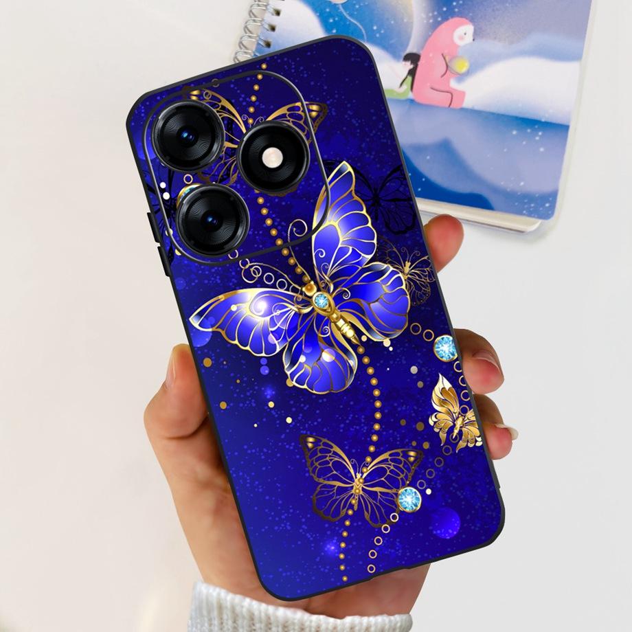 For Tecno Spark 10 10c 10 Pro Phone Case Spark10 KI5k KI5m KI5q KI7 Back Cover Soft Transparent TPU Slim Funda Dragon Astronaut