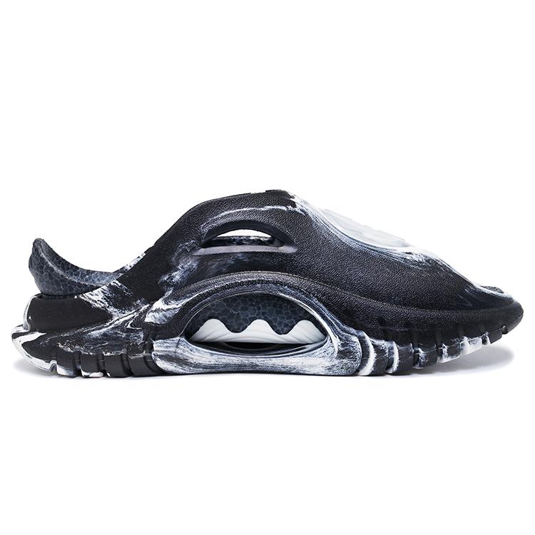 Rigoror Shark Dark Current Vattentäta Halkfria Mjuka Elastiska Tysta Slitstarka Tofflor Unisex Sandaler Midnattsvart Rigoror-vit Z123260506-8