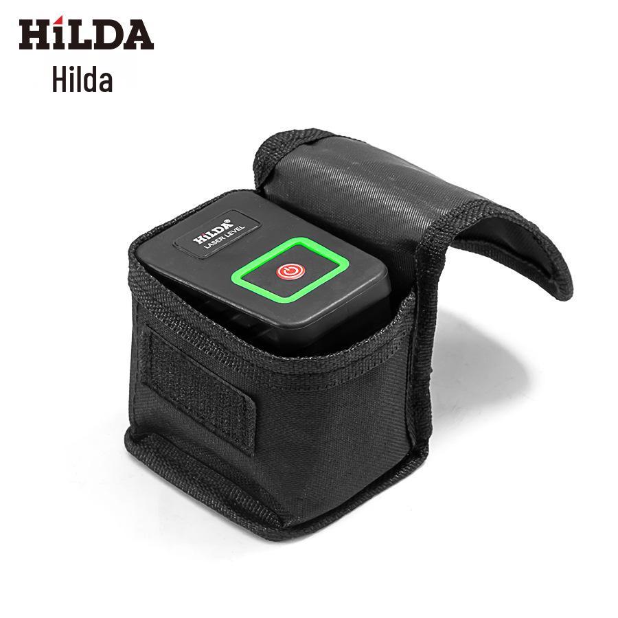 2-Line Green Light Mini Laser Level: Portable, Auto-Leveling Spirit Level Tool