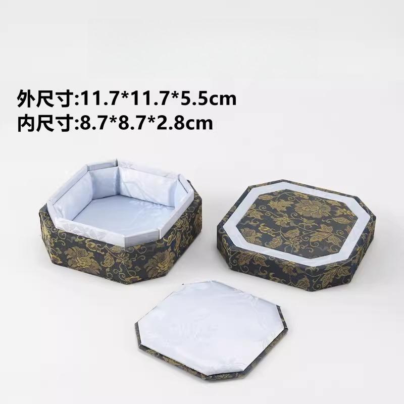 Neuer chinesischer Stil Schmuck Bunte überzogene Song-Brocade-Box Halskette Armband Schmuckaufbewahrung Mehrere Stile High-End-Design