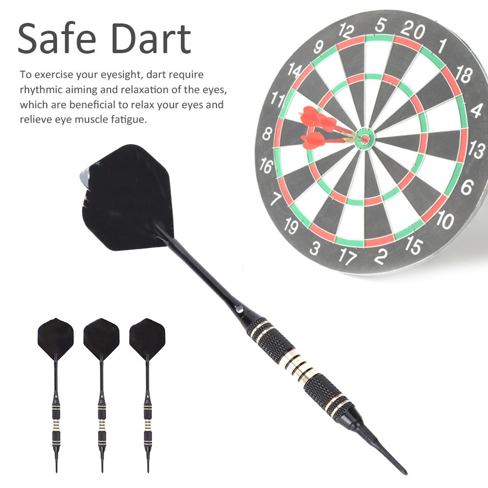 Sport Game Professional Quality Dart Pure Copper Nickel Black Soft Dart Set Accessory
