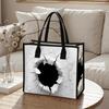 Creative Crack Print Tote Bag Casual Large Capacity Shopping Handbag