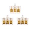 3P Transparent Gold-Plated Terminal Block Shock Resistant 3-Pole Wire Clamp for Elevator Electrical System Repair Factory Equipment Wiring