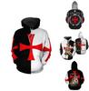 Cross Knight Cosplay Sweatshirt Soft Comfortable Unisex 3d Printed Hoodie Jacket For Medieval Style