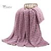 Nap Throw Blanket Double-sided Solid Color Thick Plush Three-Dimensional Embossing Machine Washable Office Home Bed Sofa Travel Cozy Warm Winter