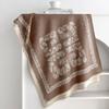 English letter GG jacquard shawl autumn and winter imitation cashmere texture double-sided scarf retro style thickened and warm