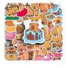 50Pcs Capybara Stickers Waterproof Cartoon Animal Decals Cute Cartoon Sticker for Water Bottle Skateboard Decor