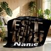 Custom Name Personalized Manchester United F.C Print Blankets, Home Decor, Bedroom, Sofa, Camping, Couch, Gifts for Birthday Christmas