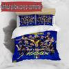3pcs Duvet Cover Set (1*Duvet Cover + 2*Pillowcase, Without Core), Custom Name Football Club Internazionale Pattern Bedding Set, Home Bedroom Decor Gi