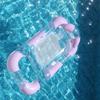 Inflatable Floating Hammock with Armrests & Backrest - Outdoor Mesh Recliner for Adults