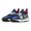 Nike Team Hustle D 11 Cushioning Breathable Low Top Children's Basketball Shoes Black Blue FJ1390-001