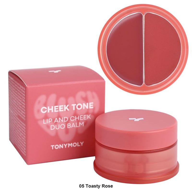 TONYMOLY - Cheek Tone Lip And Cheek Duo Balm - 9 Colors