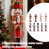 Traditionelle Nussknacker Soldatenfigur Weihnachtsgeschenk Holz-Feiertagsdekorationen Für Kamine Kaminsimse Oder Regalornament