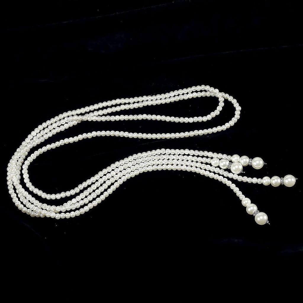 Long Pearl Necklace A Flavor Jewelry Necklace Made Of Acsergery 124.5cm And 149.9cm Flavor