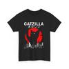 Catzilla Tshirt | Catzilla Shirt | Catzilla T-shirt | Funny Black Cat Shirt M