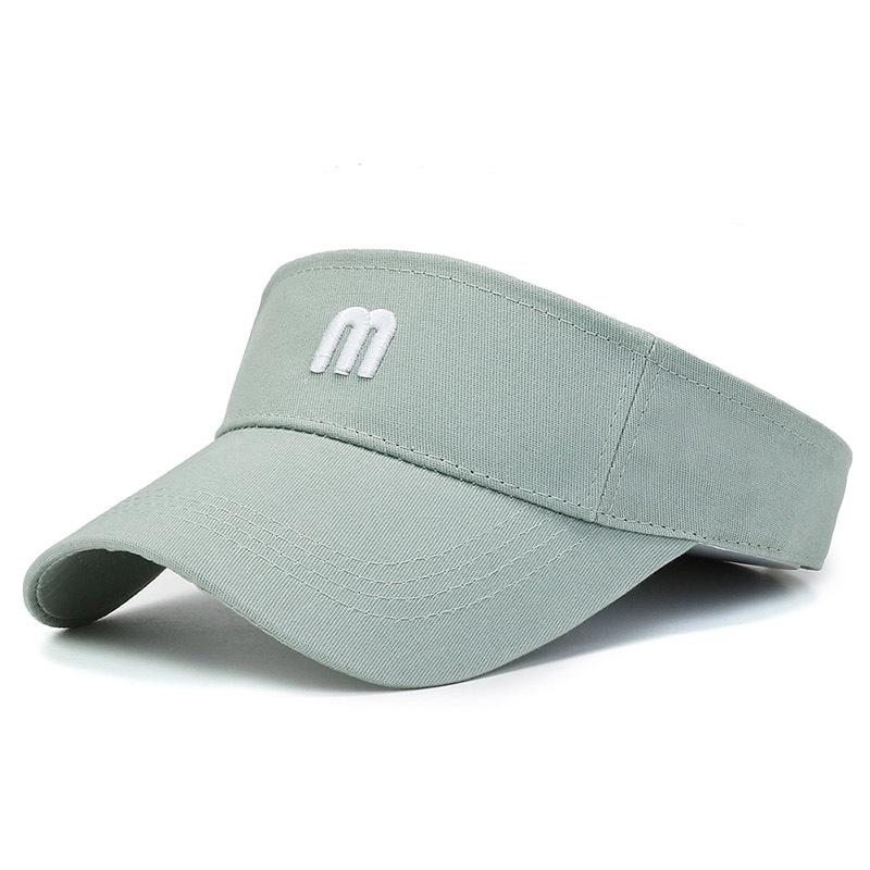 Empty Letter M Top Hat Ladies Summer Outdoor Sports Running Breathable Gift