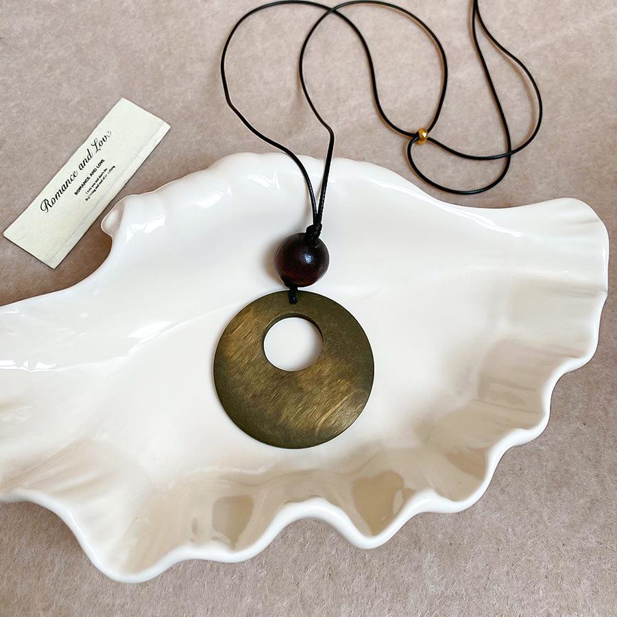 Bohemian Coffee Vintage Tassel Necklace, Ethnic Butterfly Pendant, 2025 Sweater Chain.