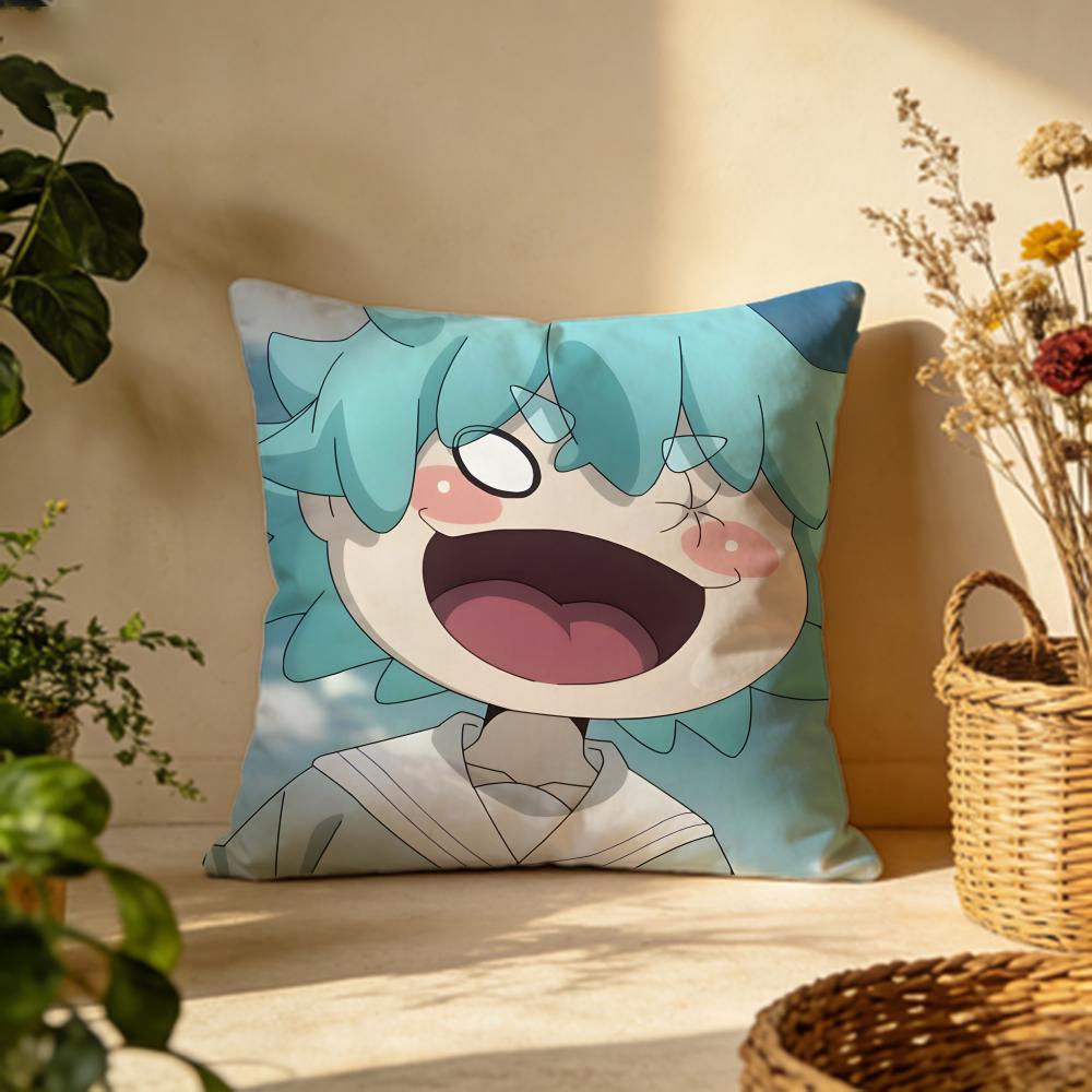 Fashion Rragna Crimsioned Cushion Cover Versatile DoubleSided Pillow Case Fit for Sofa Bed Car Daily Decor