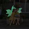 User Friendly Resin Glowing Flower Fairies Statue With Nightlight Perfect For Bedroom Lawn Ornaments Gift