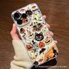 Halloween Pumpkin Illustration for Apple iPhone11/12/13/14/15/16ProMax Transparent Case 8