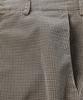 PANICALE Houndstooth Check Slim Fit Cotton Pants [Brown]