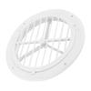 Marine HVAC 164mm 6.5in Air Vent Cover Adjustable Wind Direction Round White for Yachts Boats RVs Bathrooms