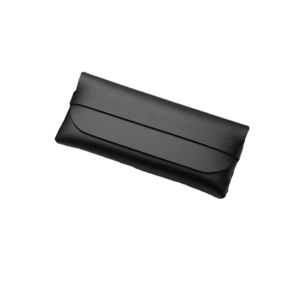 Portable Leather Glasses Case Soft Sunglasses Storage Bag Minimalist Eyewear Protector Pouch Luxury Reading Glass Box Women Men