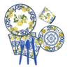Cross-Border Blue & White Porcelain-Themed Disposable Party Set: Plates, Cups, Napkins for Birthday Decorations.
