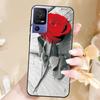 Case For TCL 40 SE Coque TPU Soft Silicone Fashion Phone Funda For TCL 40 SE Back Cover Floral Case Luxury Capa Marble Bumper