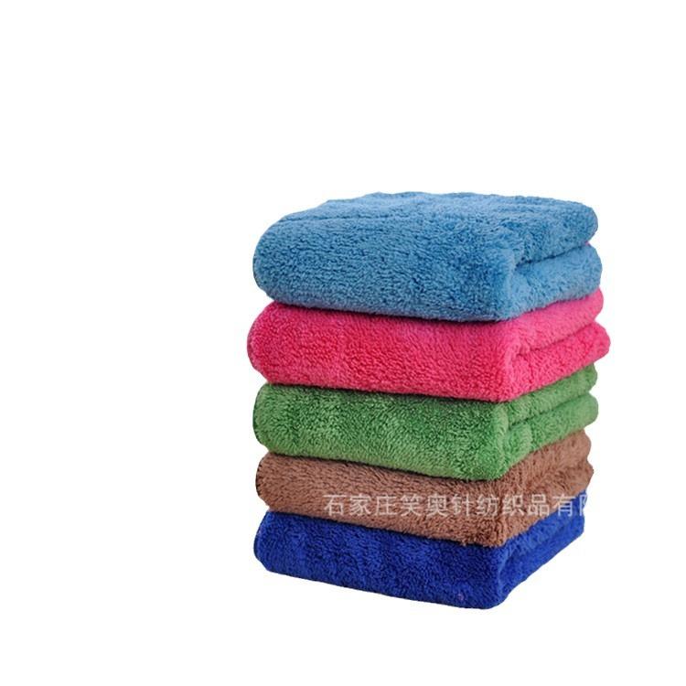 500G Double-layer Composite 30 * 40 Microfiber Square Towel, Car Towel, Strong Absorbent Cleaning Towel