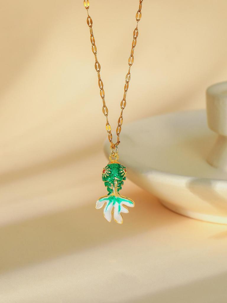 Boho rybí náhrdelník: Prázdninový styl, Lehký luxus klíční kosti, Doprava zdarma