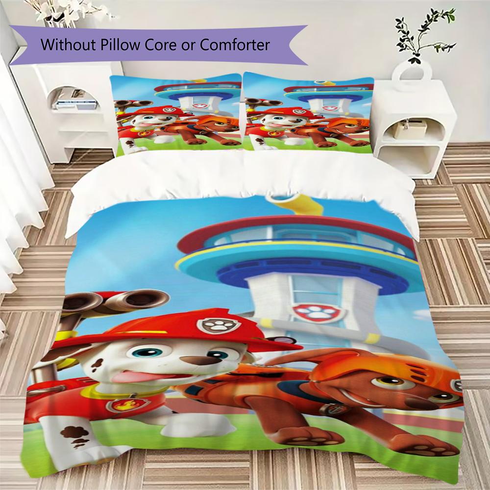 Pink Paw Patrol Pups Bedding 1 Duvet Cover 2 Pillowcase Without Core Without Core Christmas Birthday Gift Duvet Cover And Pillowcase