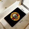 Rock G-Guns N-N R-Rose Band Room Mats Anti-slip Absorb Water Long Strip Cushion Bedroon Mat Household Carpets