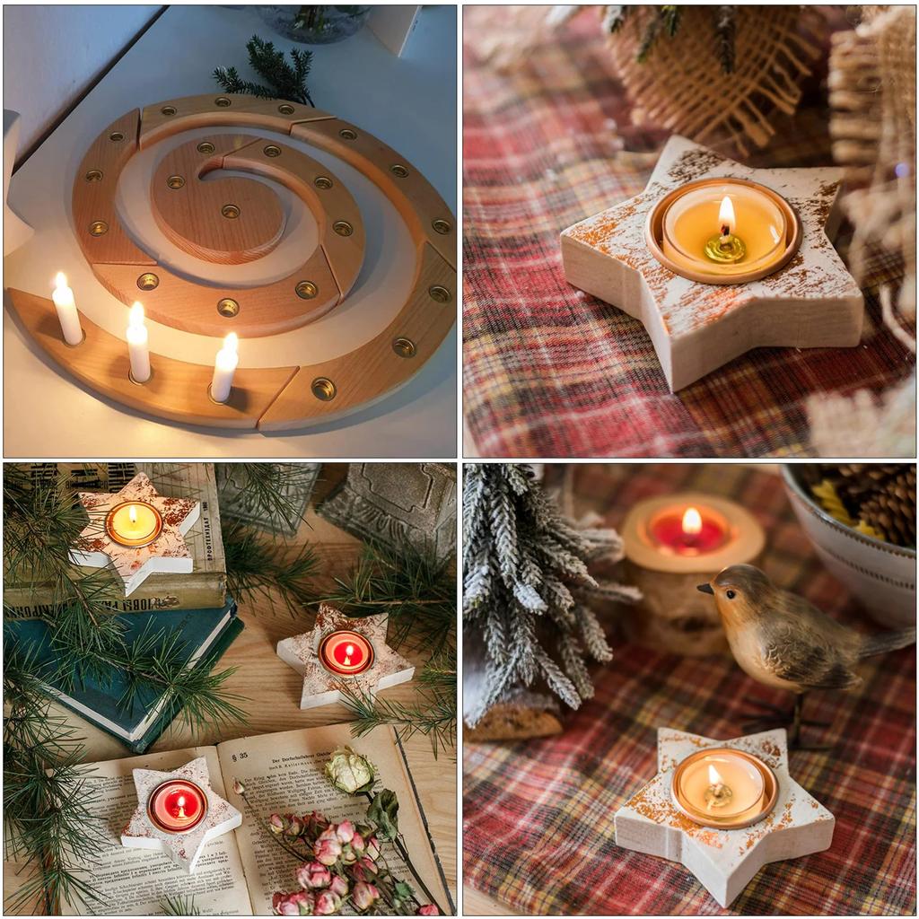 High Quality Practicall Brand New Exquisite Candlestick Metal Decorative Insert Metal 18*12.6*11.8*15*0.3mm 30pcs/50pcs