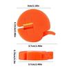 Compacts Fishing Flip Hook Baits Retainer For Almost Fishing Rod Robust ABS Design Ensures Accurate Baits Positioning
